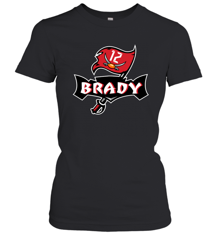 Tom Brady 12 Tampa Bay Buccaneers Women's T-Shirt - nikotee Tom Brady 12 Tampa Bay Buccaneers Women's T-Shirt - nikotee