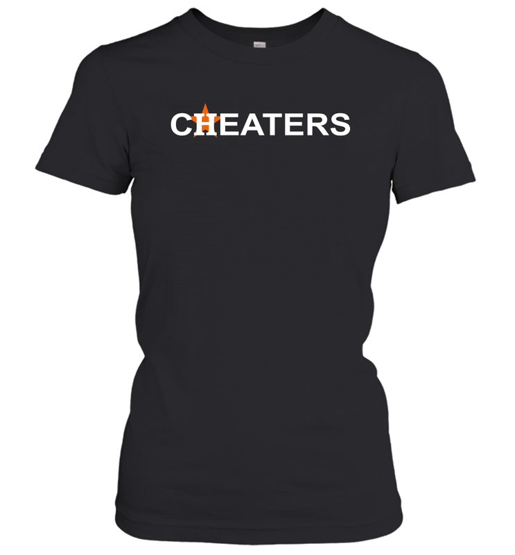 Houston Astros Cheaters Official Women's T-Shirt - nikotee Houston Astros Cheaters Official Women's T-Shirt - nikotee