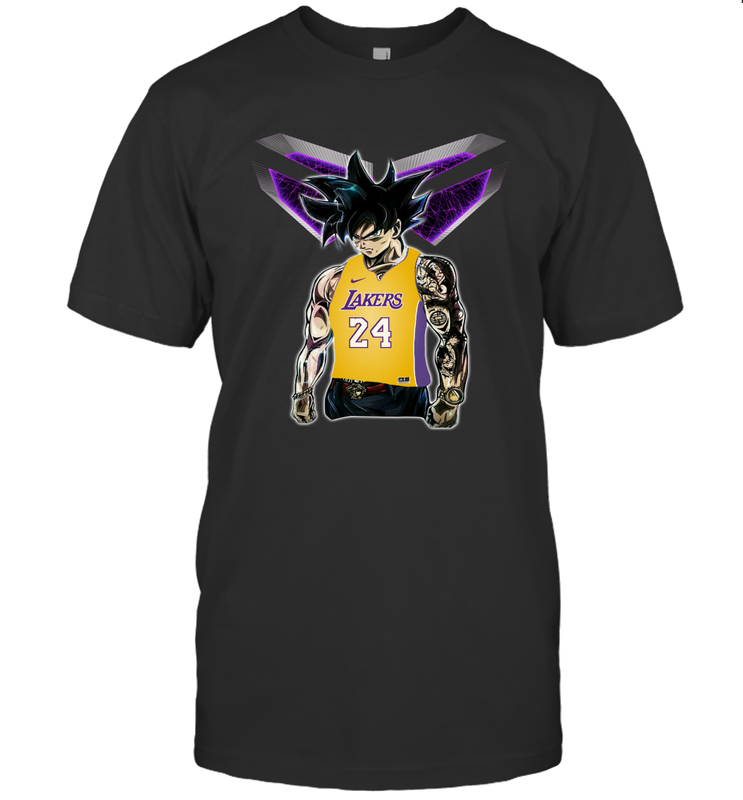 Songoku Ultra Instinct Kobe Bryant Lakers 24 Men's T-Shirt - nikotee Songoku Ultra Instinct Kobe Bryant Lakers 24 Men's T-Shirt - nikotee