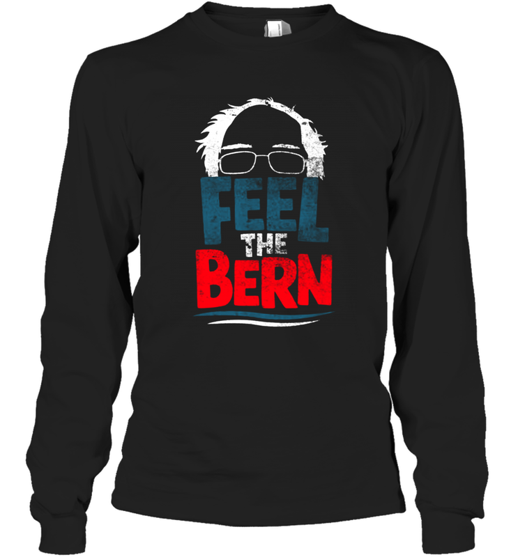 Feel The Bern Bernie Sanders 2020 Bernie Hair Vote President Long Sleeve T-Shirt - nikotee Feel The Bern Bernie Sanders 2020 Bernie Hair Vote President Long Sleeve T-Shirt - nikotee