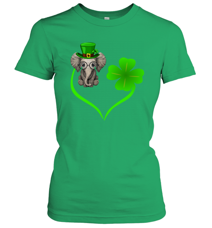 Elephant irish heart st patrick's day Women's T-Shirt - nikotee Elephant irish heart st patrick's day Women's T-Shirt - nikotee