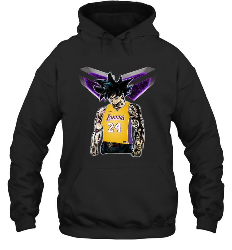 Songoku Ultra Instinct Kobe Bryant Lakers 24 Hoodie - nikotee Songoku Ultra Instinct Kobe Bryant Lakers 24 Hoodie - nikotee