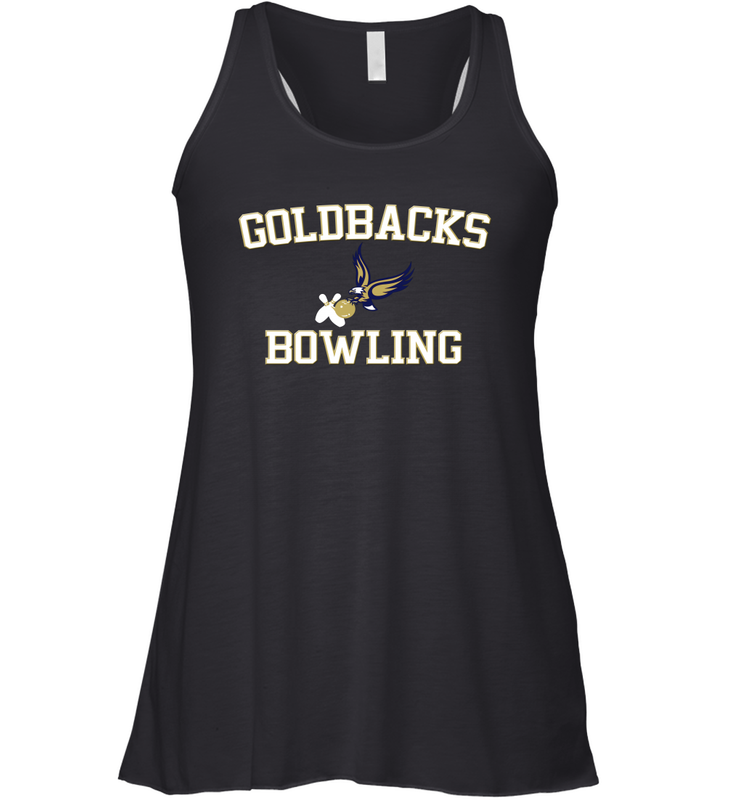 NFA Bowling Champions Goldbacks Racerback Tank - nikotee NFA Bowling Champions Goldbacks Racerback Tank - nikotee