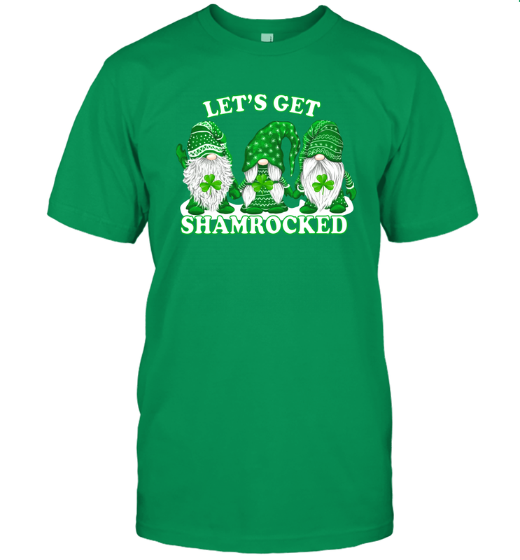 Gnomes let's get shamrocked St. Patrick's day Men's T-Shirt - nikotee Gnomes let's get shamrocked St. Patrick's day Men's T-Shirt - nikotee