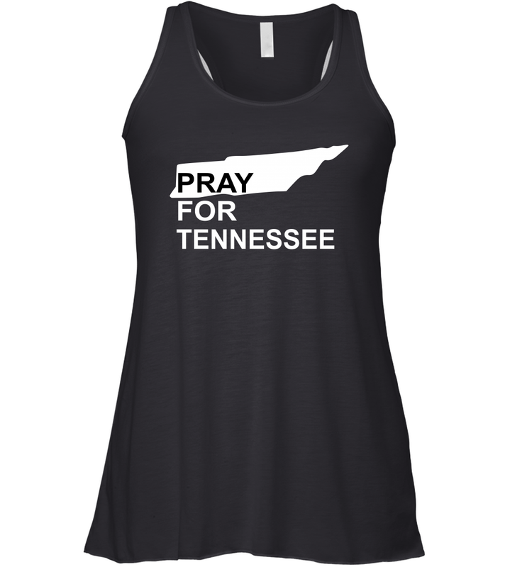 Pray For Tennessee Racerback Tank - nikotee Pray For Tennessee Racerback Tank - nikotee