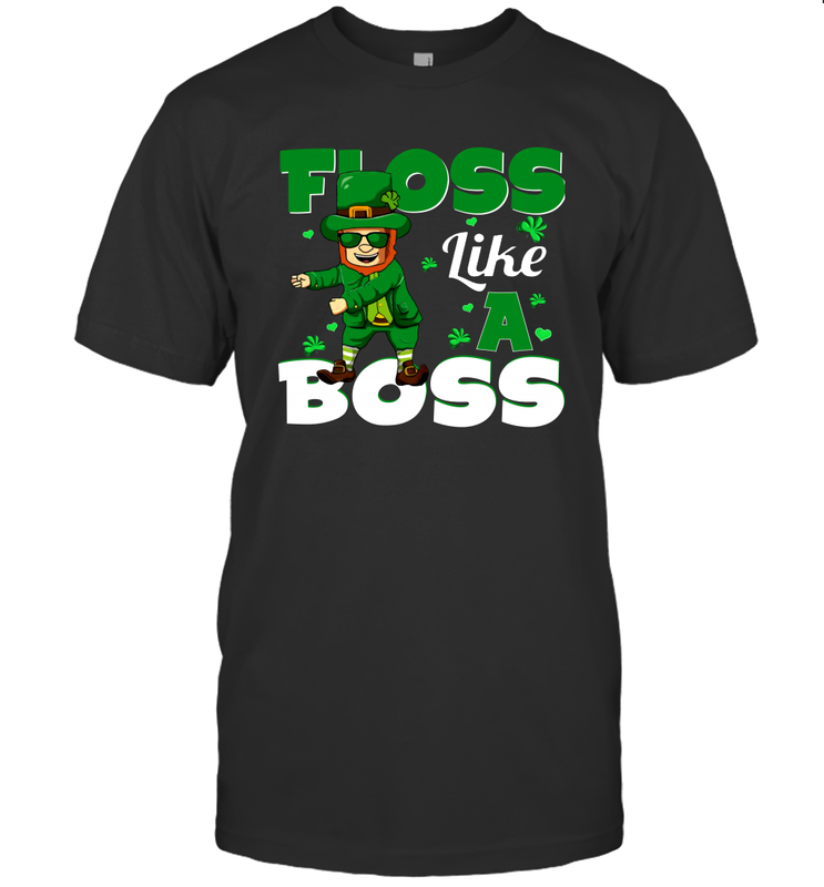 St Patrick's day Leprechaun floss like a boss Men's T-Shirt - nikotee St Patrick's day Leprechaun floss like a boss Men's T-Shirt - nikotee