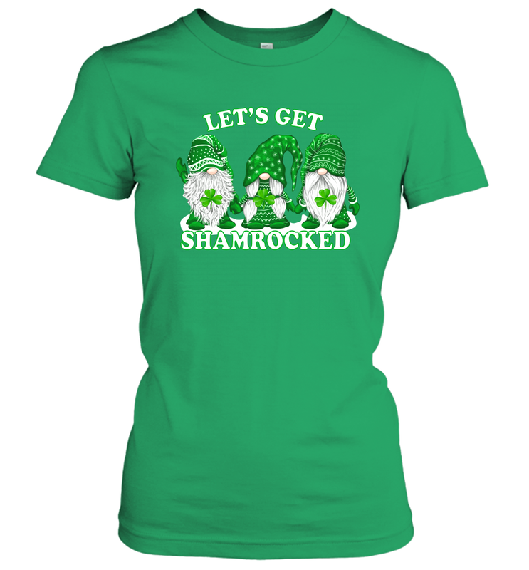 Gnomes let's get shamrocked St. Patrick's day Women's T-Shirt - nikotee Gnomes let's get shamrocked St. Patrick's day Women's T-Shirt - nikotee