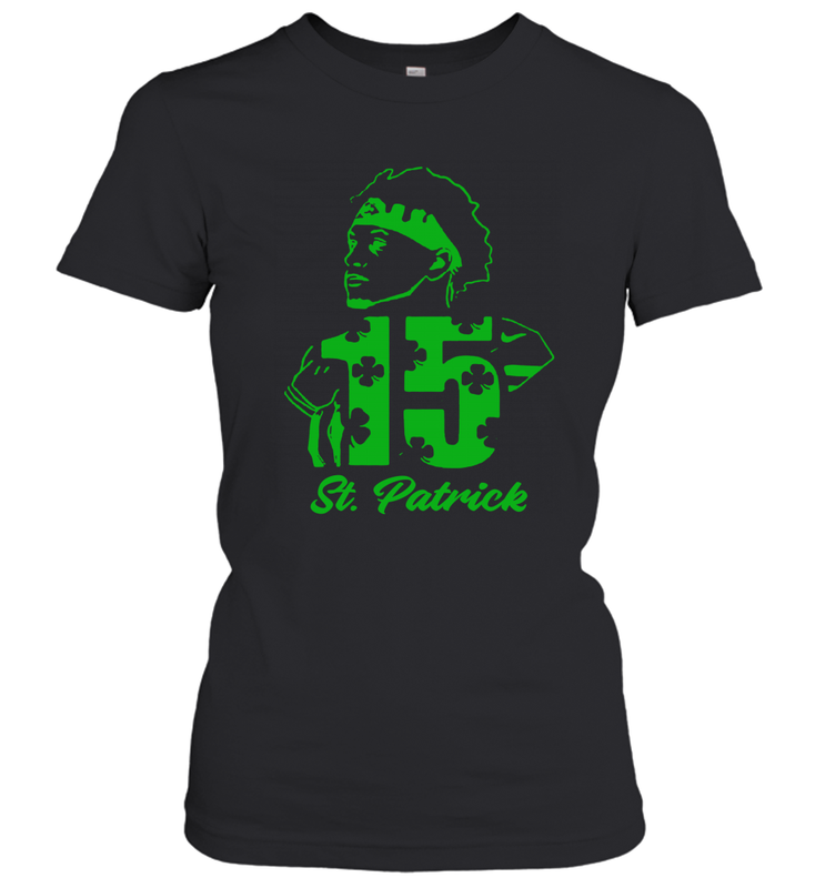 Happy St. Patrick's Day 15 Patrick Mahomes Kansas City Chiefs Women's T-Shirt - nikotee Happy St. Patrick's Day 15 Patrick Mahomes Kansas City Chiefs Women's T-Shirt - nikotee