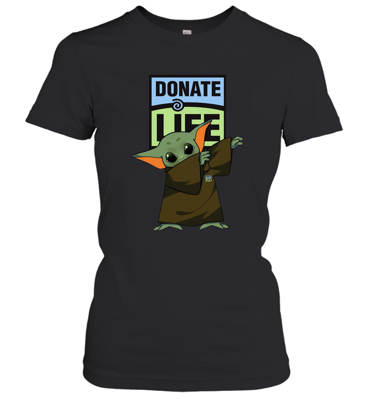 Baby Yoda Dabbing Donate Life Women's T-Shirt - nikotee Baby Yoda Dabbing Donate Life Women's T-Shirt - nikotee