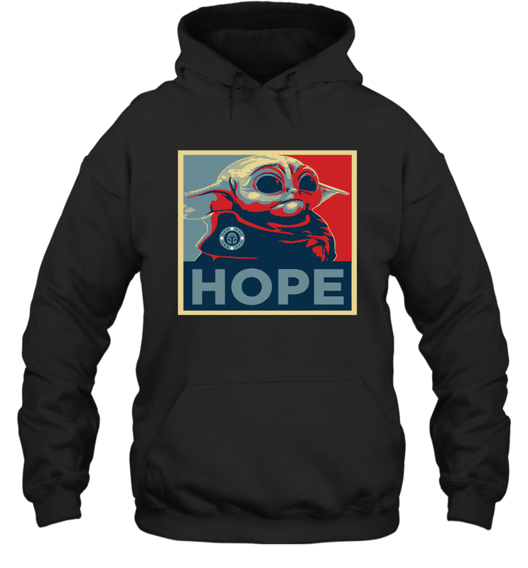 Baby Yoda Hope Vintage Hoodie - nikotee Baby Yoda Hope Vintage Hoodie - nikotee