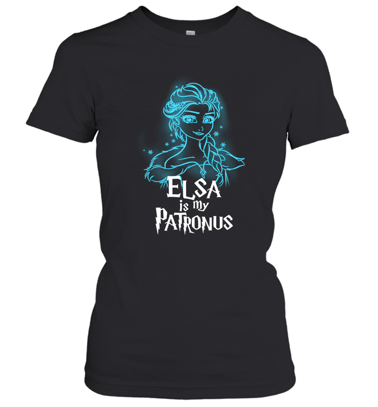 Elsa is my Patronus Frozen Harry Potter Women's T-Shirt - nikotee Elsa is my Patronus Frozen Harry Potter Women's T-Shirt - nikotee