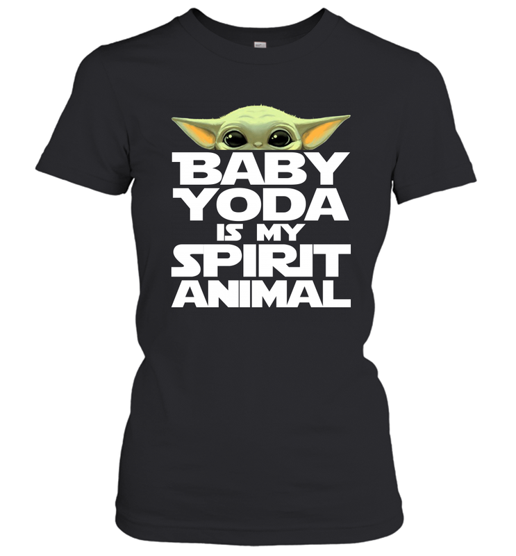 Baby Yoda Is My Spirit Animal Women's T-Shirt - nikotee Baby Yoda Is My Spirit Animal Women's T-Shirt - nikotee