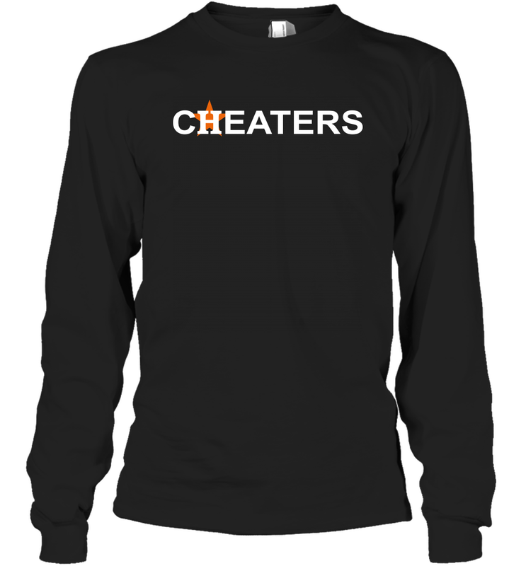 Houston Astros Cheaters Official Long Sleeve T-Shirt - nikotee Houston Astros Cheaters Official Long Sleeve T-Shirt - nikotee