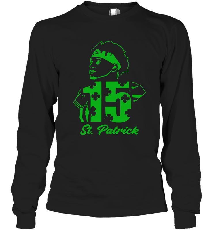 Happy St. Patrick's Day 15 Patrick Mahomes Kansas City Chiefs Long Sleeve T-Shirt - nikotee Happy St. Patrick's Day 15 Patrick Mahomes Kansas City Chiefs Long Sleeve T-Shirt - nikotee