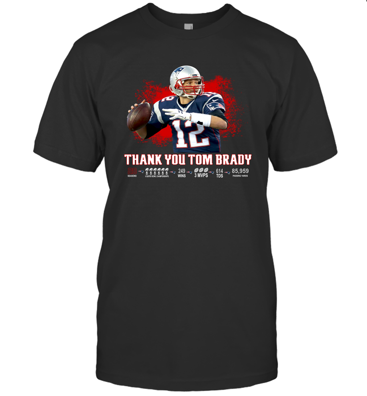 Thank You Tom Brady Men's T-Shirt - nikotee Thank You Tom Brady Men's T-Shirt - nikotee