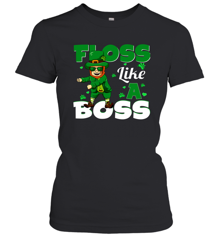 St Patrick's day Leprechaun floss like a boss Women's T-Shirt - nikotee St Patrick's day Leprechaun floss like a boss Women's T-Shirt - nikotee