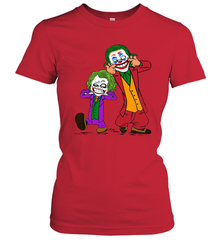 Double Joker Calvin and Hobbes Women's T-Shirt - nikotee