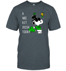 Snoopy A Wee Bit Irish Today Men's T-Shirt - nikotee