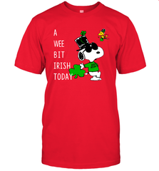 Snoopy A Wee Bit Irish Today Men's T-Shirt - nikotee