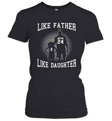 Like Father Like Daughter Kobe Bryant Gianna Bryant Women's T-Shirt - nikotee