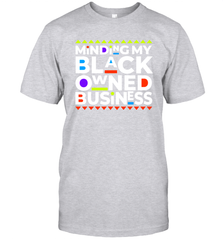 Minding my black owned business Men's T-Shirt - nikotee