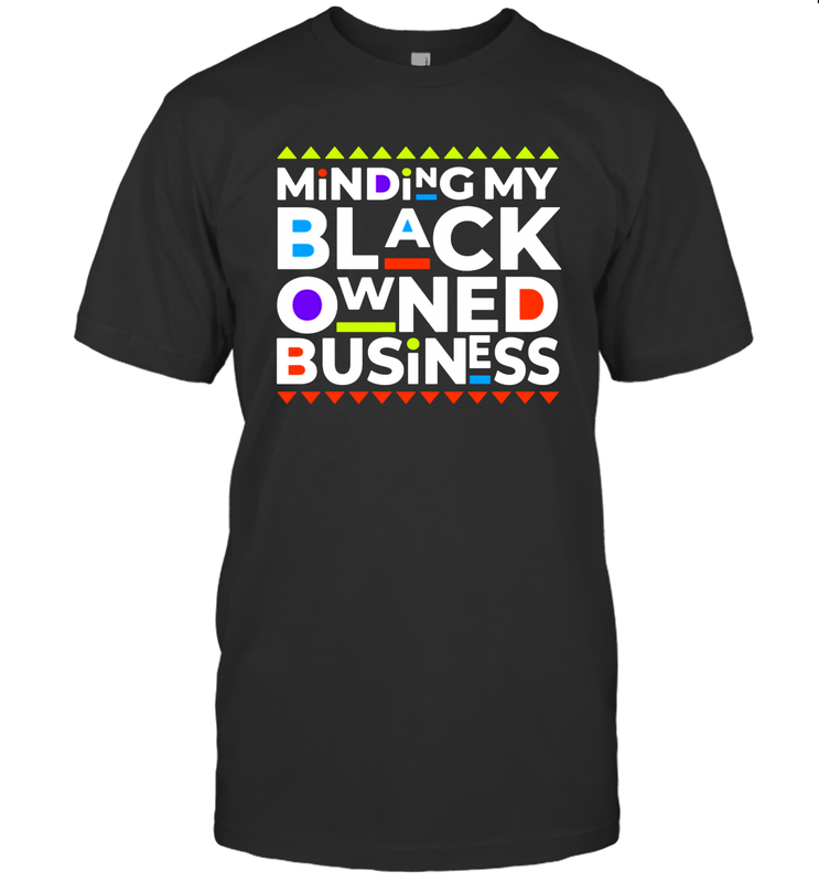 Minding my black owned business Men's T-Shirt - nikotee