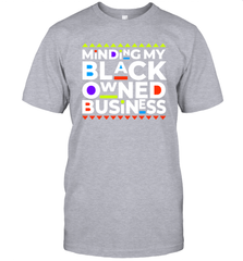 Minding my black owned business Men's T-Shirt - nikotee