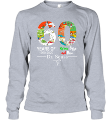 60 years of 1960 2020 Green Eggs and Ham Dr. Seuss Long Sleeve T-Shirt - nikotee