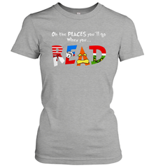 Oh the places you'll go when you read Dr Seuss Grinch Women's T-Shirt - nikotee