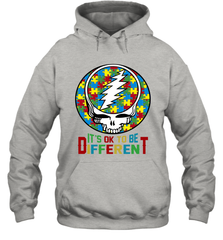 Skull Autism Its Ok To Be Different Hoodie - nikotee