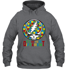 Skull Autism Its Ok To Be Different Hoodie - nikotee