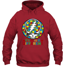 Skull Autism Its Ok To Be Different Hoodie - nikotee