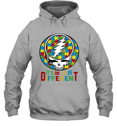Skull Autism Its Ok To Be Different Hoodie - nikotee