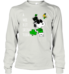 Snoopy A Wee Bit Irish Today Long Sleeve T-Shirt - nikotee