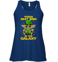 Baby Yoda Best Irish In The Galaxy Racerback Tank - nikotee