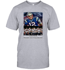 New England Patriots 12 2000 2020 Thank You Tom Brady Men's T-Shirt - nikotee