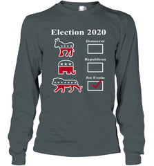 Joe Exotic Campaign Exotic Election 2020 Long Sleeve T-Shirt - nikotee