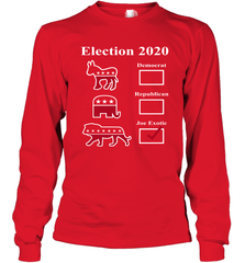 Joe Exotic Campaign Exotic Election 2020 Long Sleeve T-Shirt - nikotee