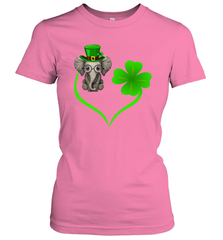 Elephant irish heart st patrick's day Women's T-Shirt - nikotee