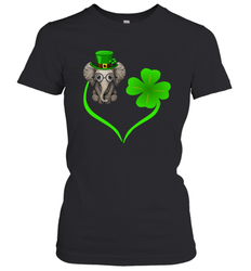 Elephant irish heart st patrick's day Women's T-Shirt - nikotee
