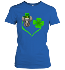 Elephant irish heart st patrick's day Women's T-Shirt - nikotee