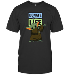 Baby Yoda Dabbing Donate Life Men's T-Shirt - nikotee