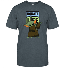 Baby Yoda Dabbing Donate Life Men's T-Shirt - nikotee
