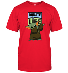Baby Yoda Dabbing Donate Life Men's T-Shirt - nikotee
