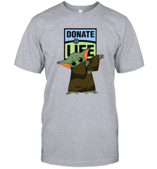 Baby Yoda Dabbing Donate Life Men's T-Shirt - nikotee