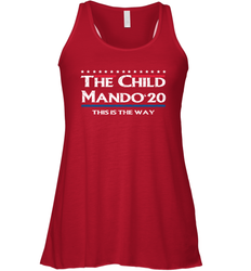 The child manso 2020 this is the way Racerback Tank - nikotee