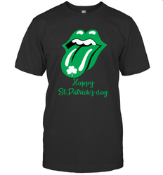 Happy St. Patrick's day Rolling Stones Men's T-Shirt - nikotee