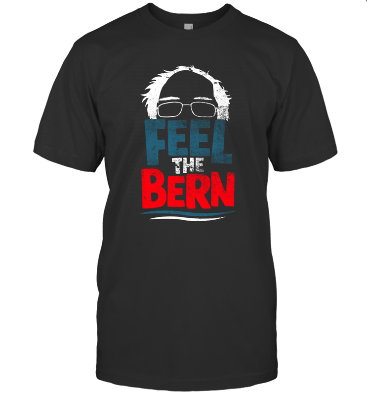 Feel The Bern Bernie Sanders 2020 Bernie Hair Vote President Men's T-Shirt - nikotee