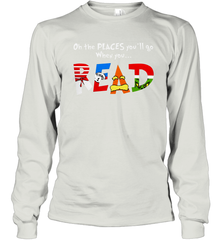 Oh the places you'll go when you read Dr Seuss Grinch Long Sleeve T-Shirt - nikotee