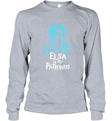 Elsa is my Patronus Frozen Harry Potter Long Sleeve T-Shirt - nikotee